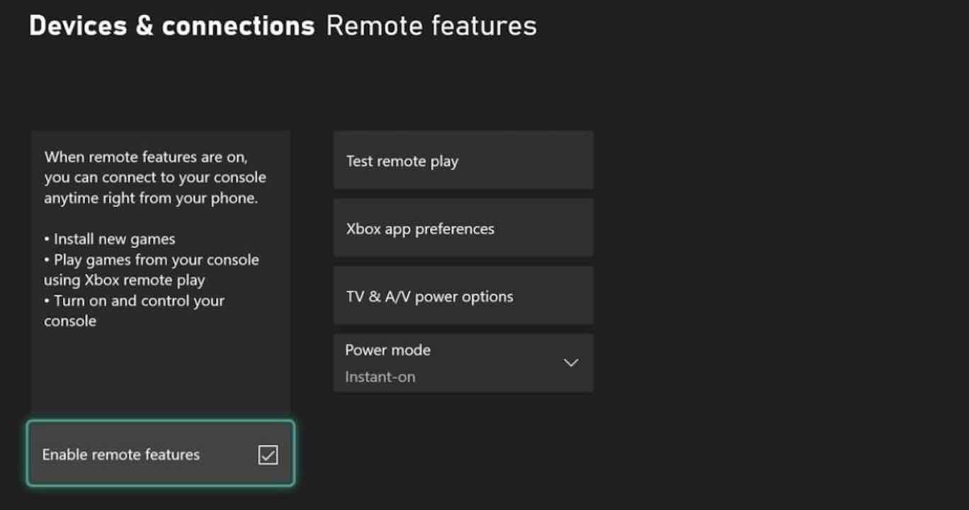 Xbox enable remote feature - https fix aka.ms remoteconnect